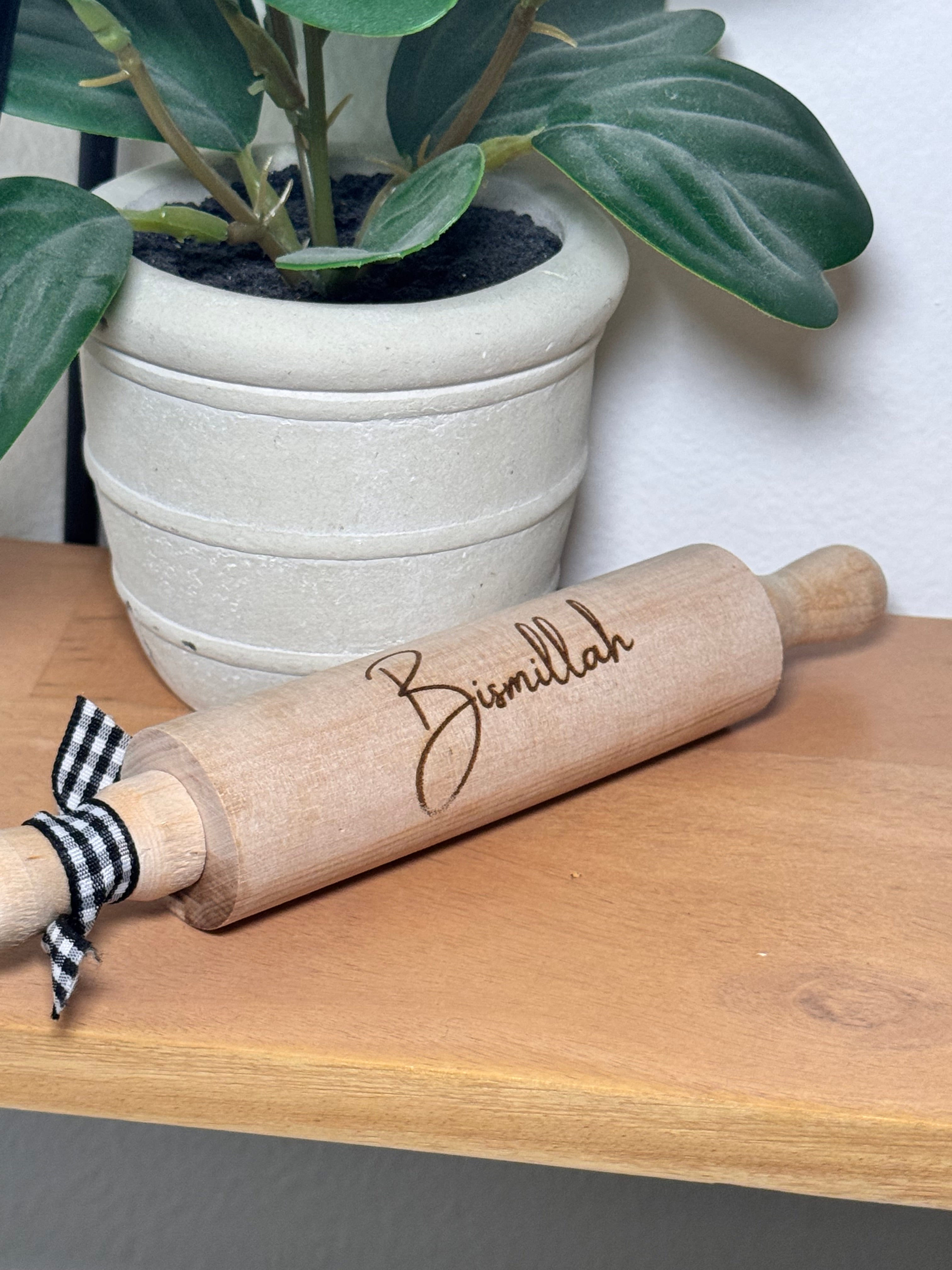 Bismillah/Alhamdulilah - mini rolling pin