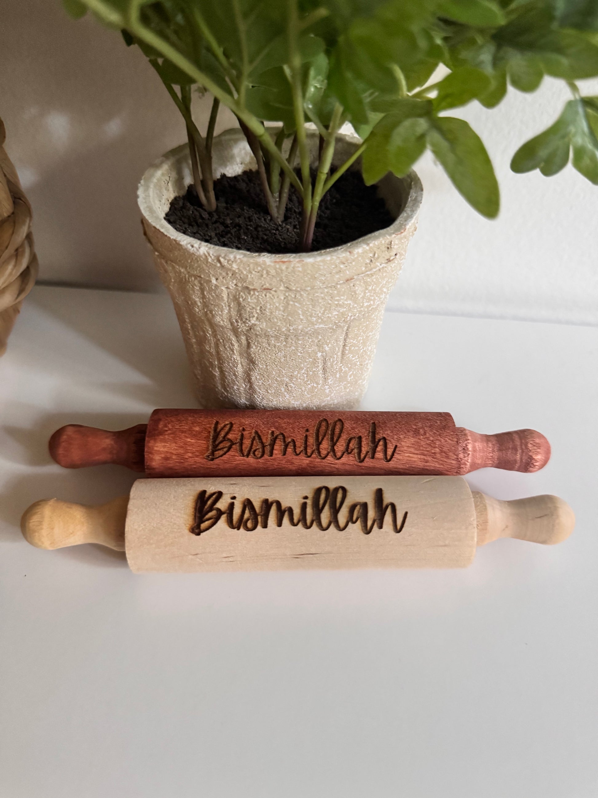 Bismillah/Alhamdulilah - mini rolling pin