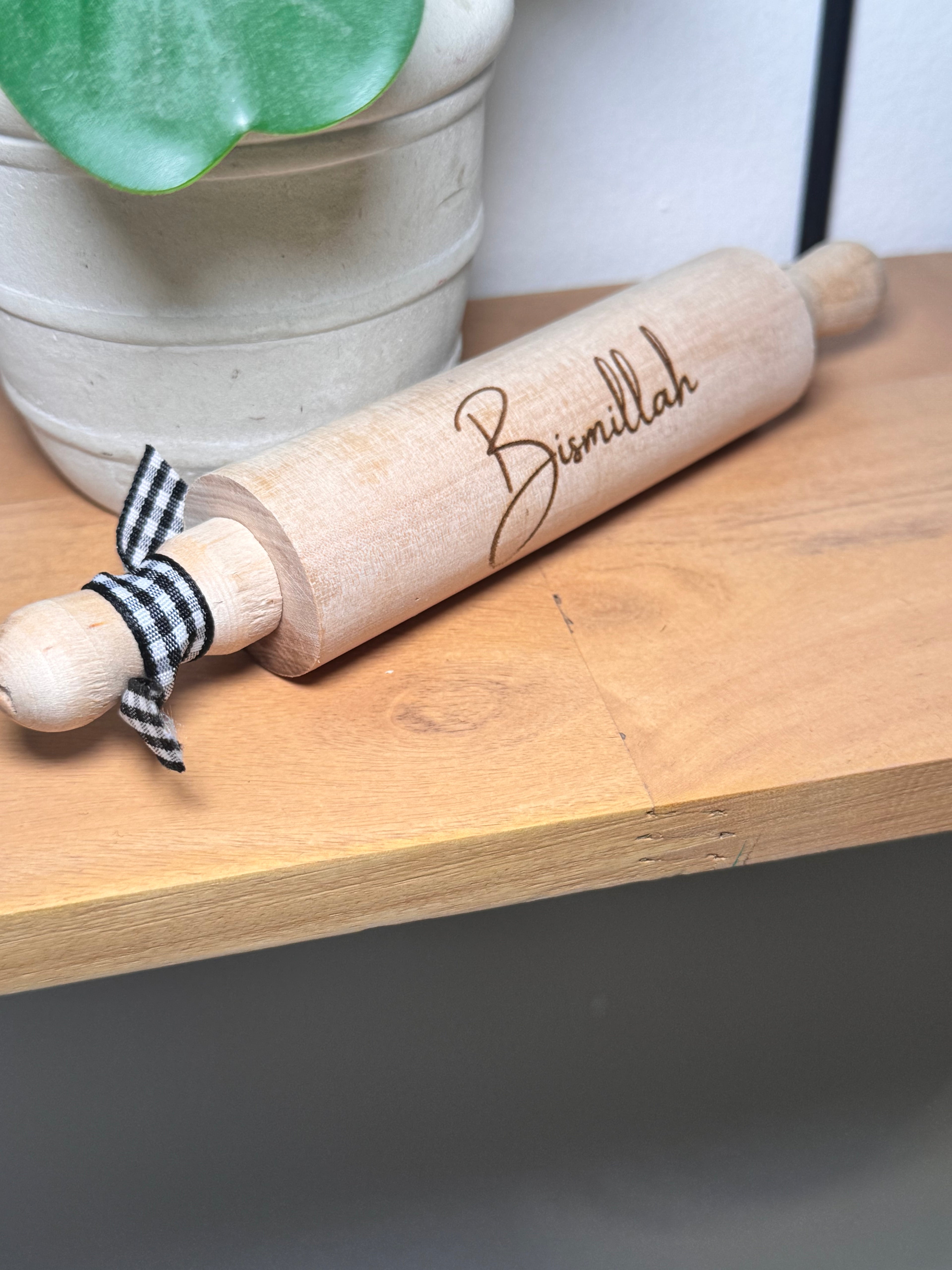 Bismillah/Alhamdulilah - mini rolling pin