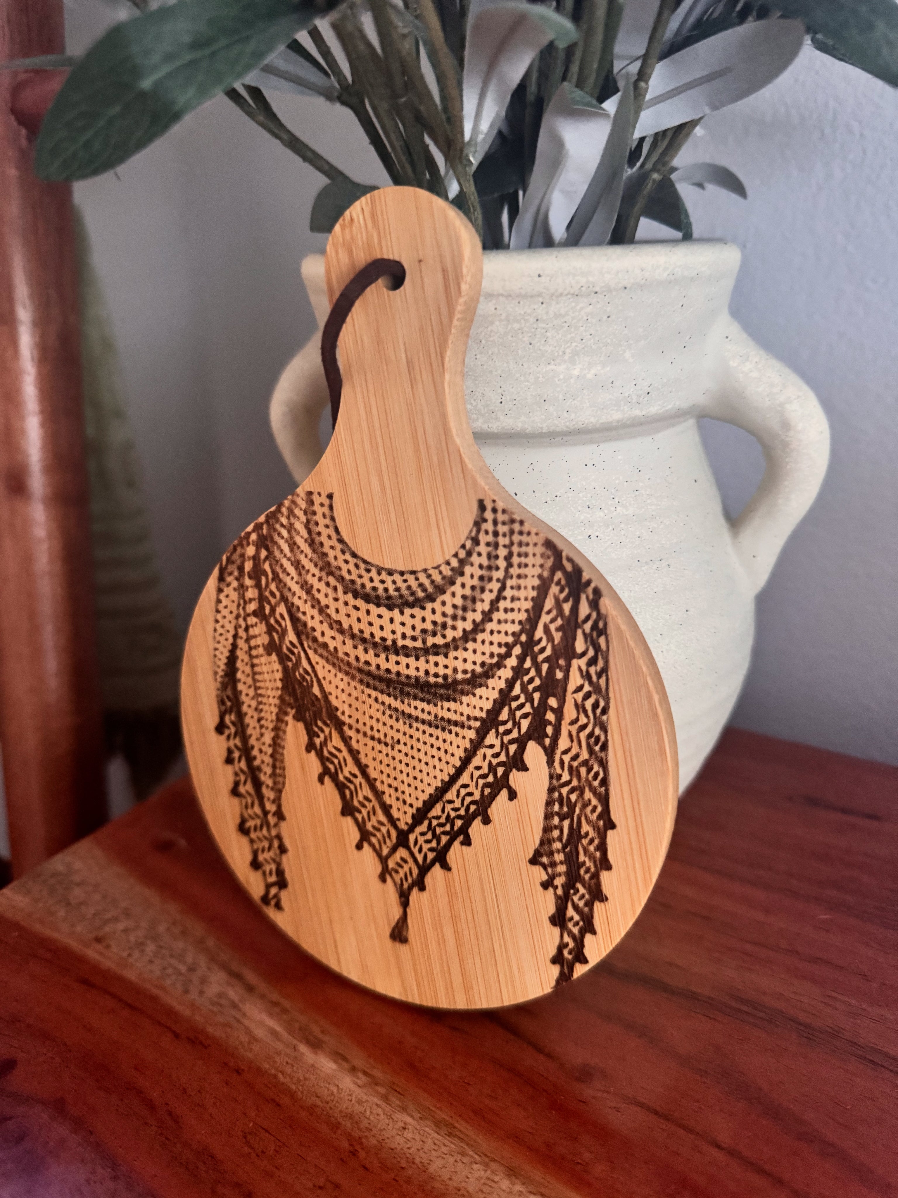 Keffiyeh Round Mini Charcuterie board