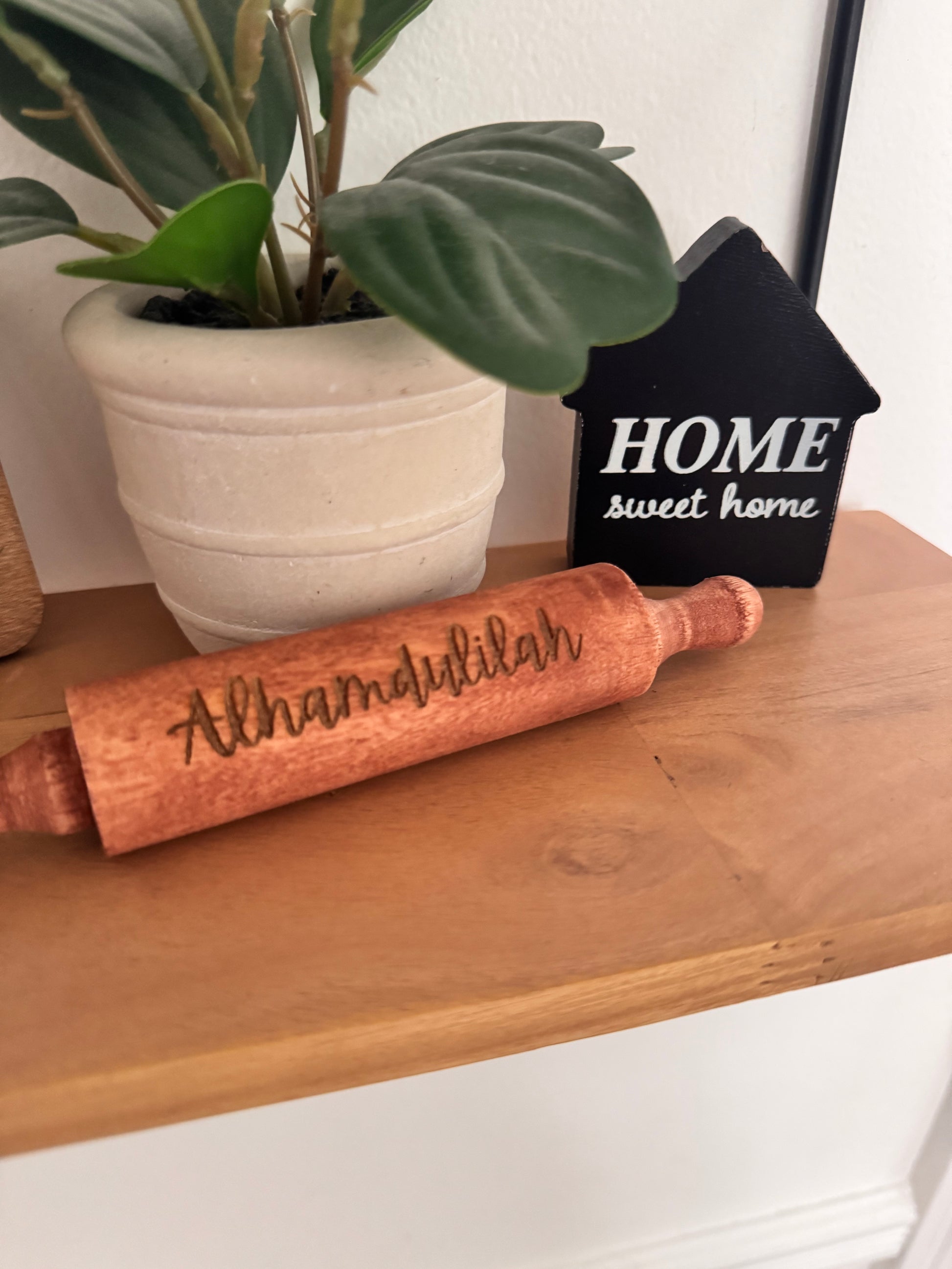 Bismillah/Alhamdulilah - mini rolling pin