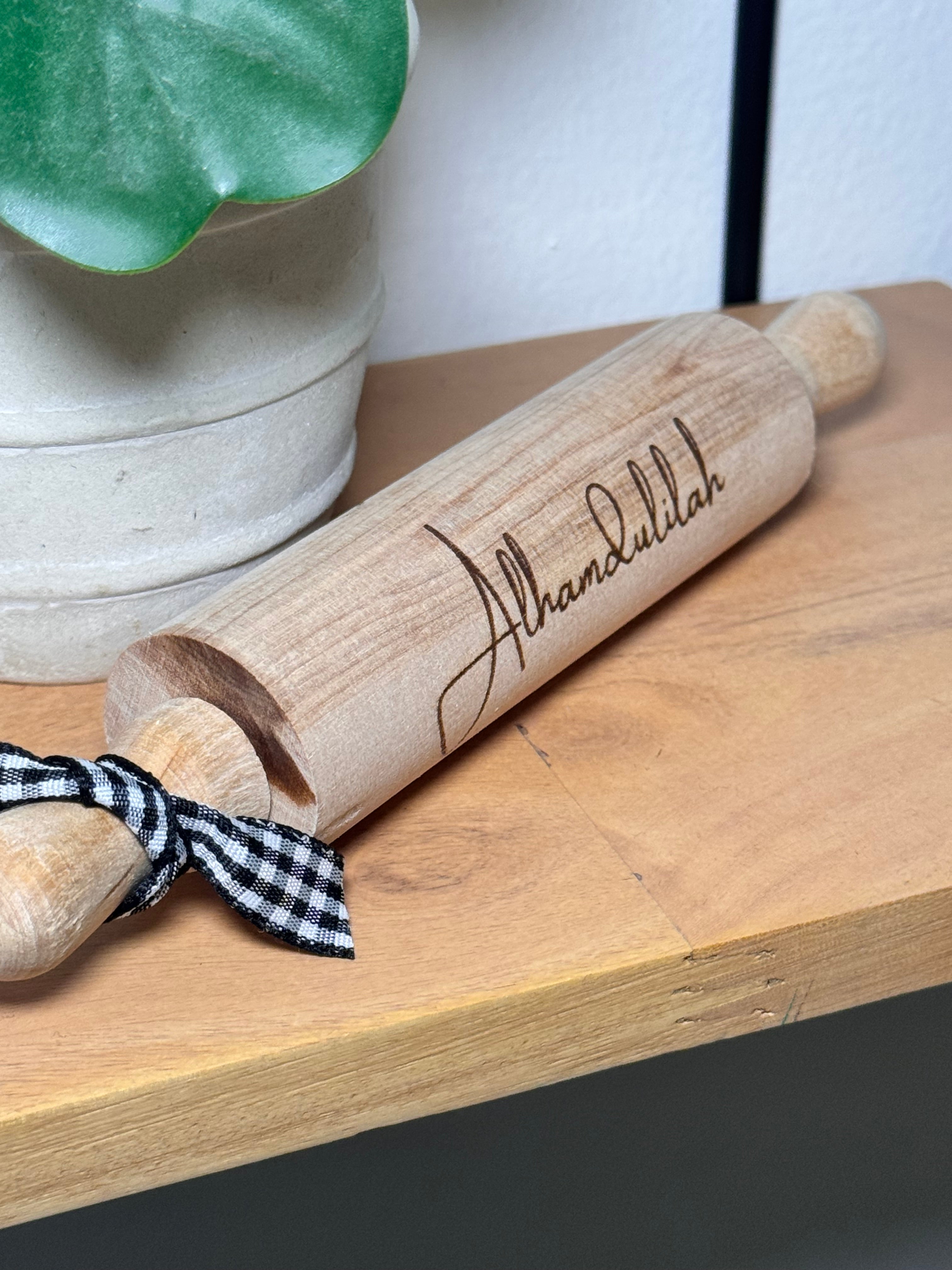 Bismillah/Alhamdulilah - mini rolling pin