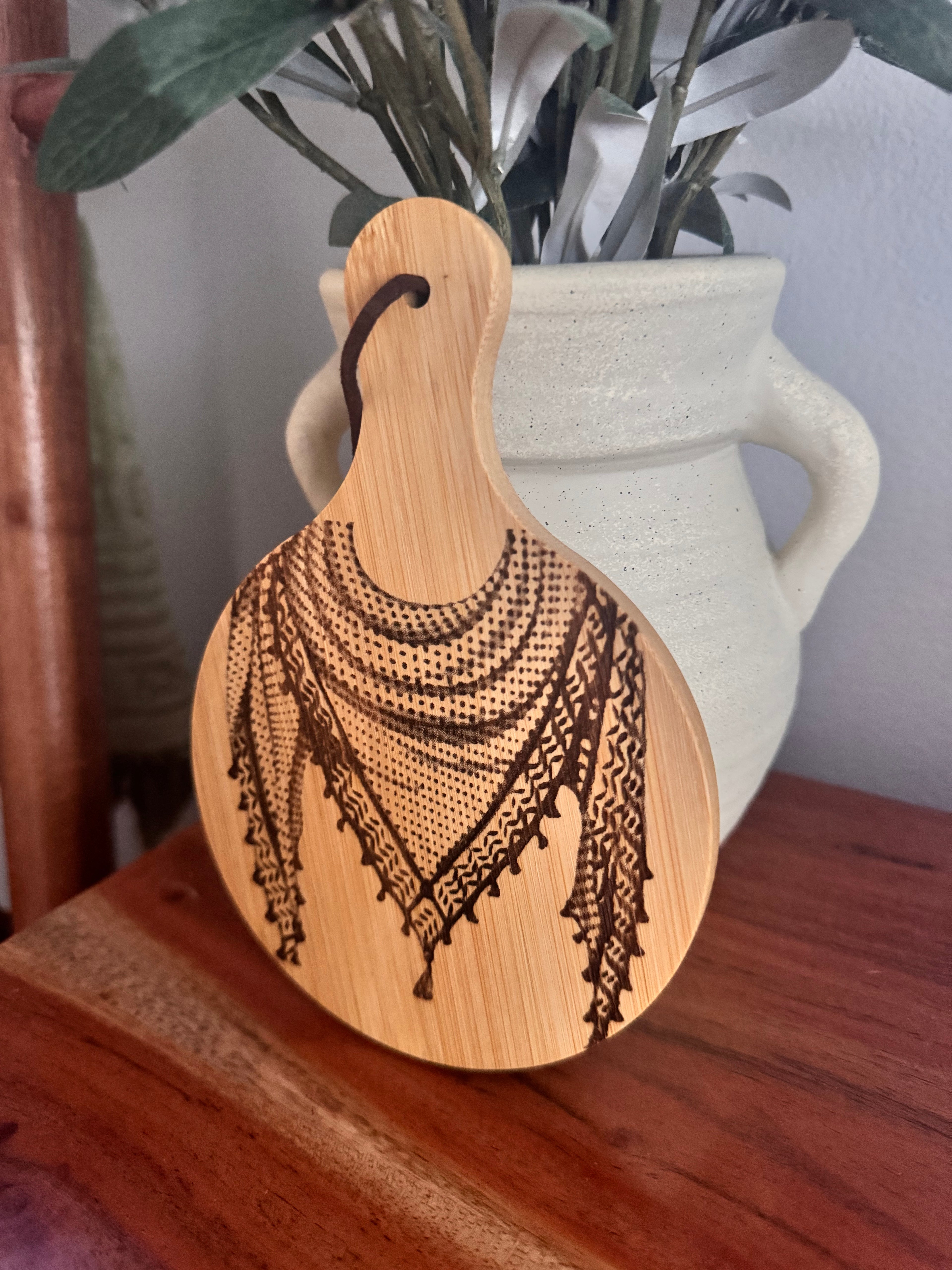 Keffiyeh Round Mini Charcuterie board