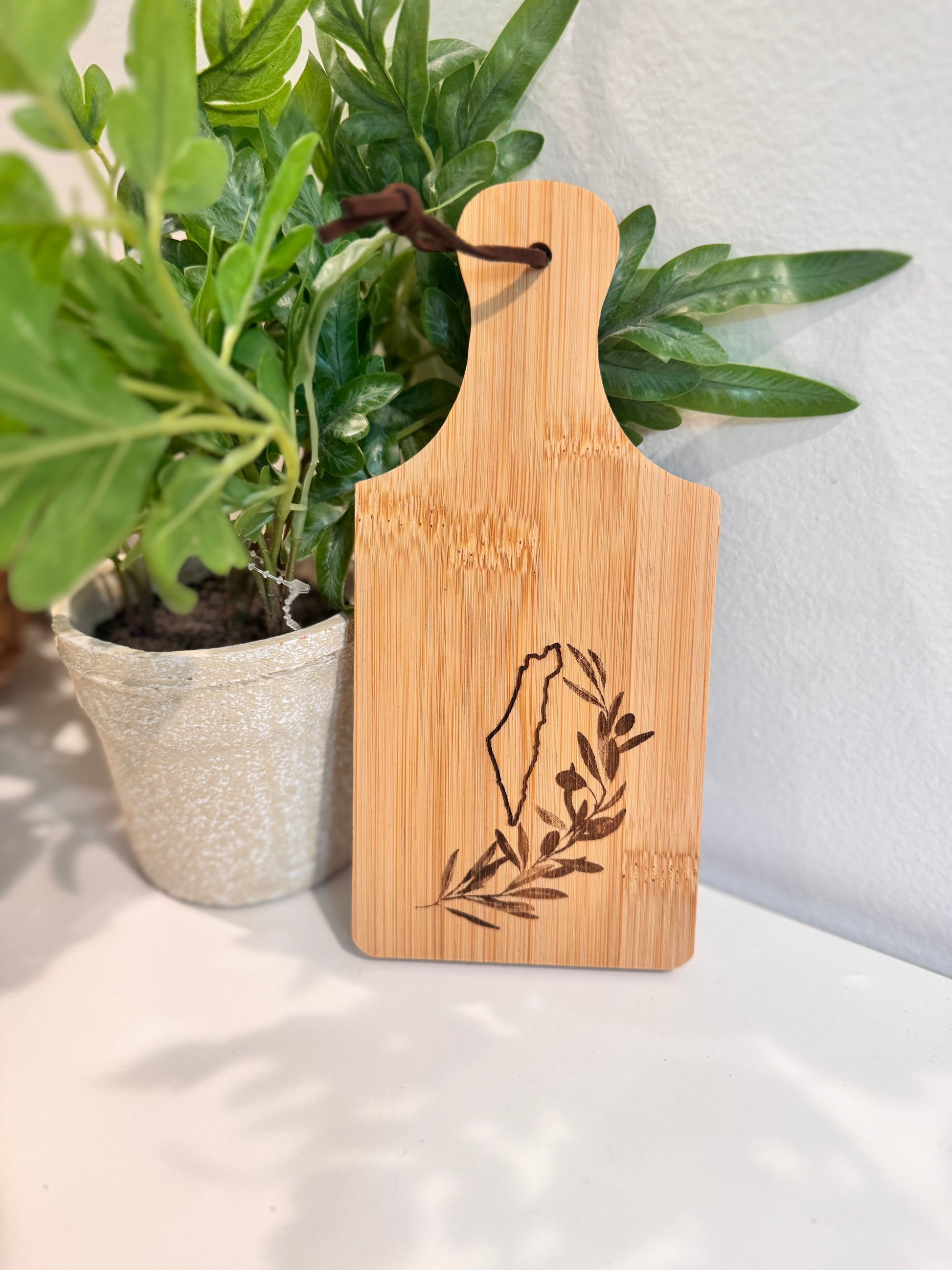 Palestine + Olive tree branch Mini Charcuterie board